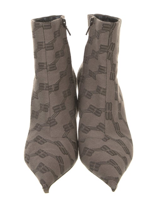 Balenciaga Canvas Printed Boots