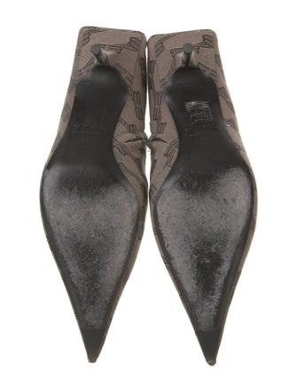Balenciaga Canvas Printed Boots