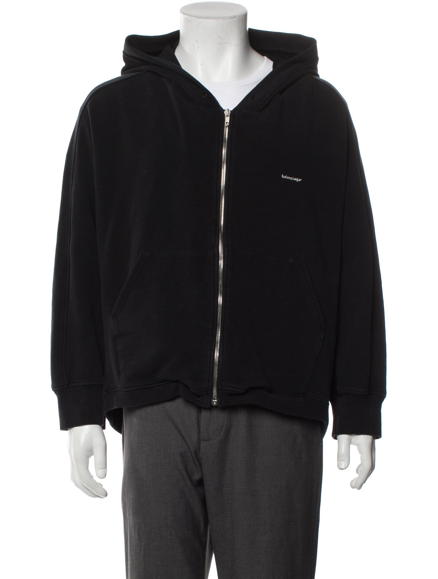 Balenciaga 2017 'Copyright Logo' Hoodie - Black Sweatshirts & Hoodies ...