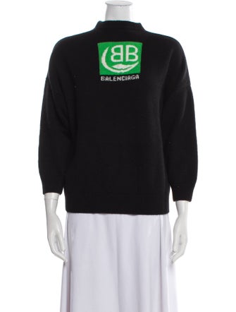 Balenciaga 'Bio Leaf' Cashmere Sweater