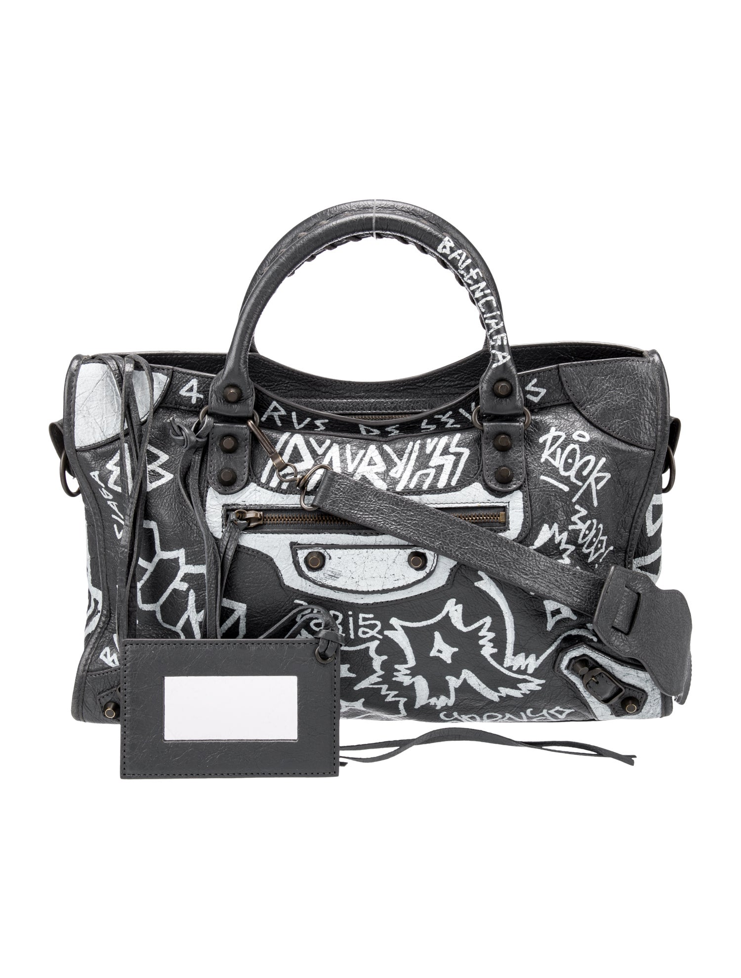 Balenciaga Leather Motocross Classic City