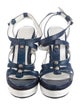 Balenciaga Leather T-Strap Sandals