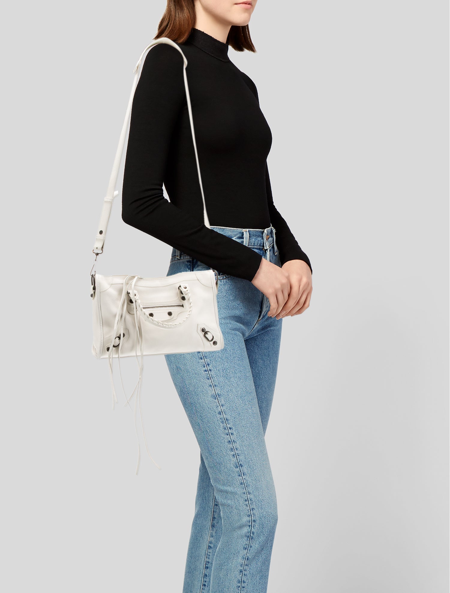 Balenciaga Leather Motocross Classic City