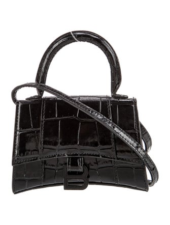 Balenciaga Embossed Leather Hourglass Mini