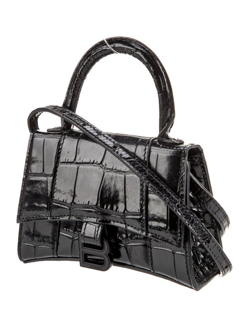 Balenciaga Embossed Leather Hourglass Mini