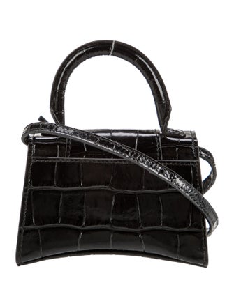 Balenciaga Embossed Leather Hourglass Mini