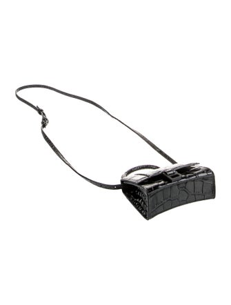 Balenciaga Embossed Leather Hourglass Mini