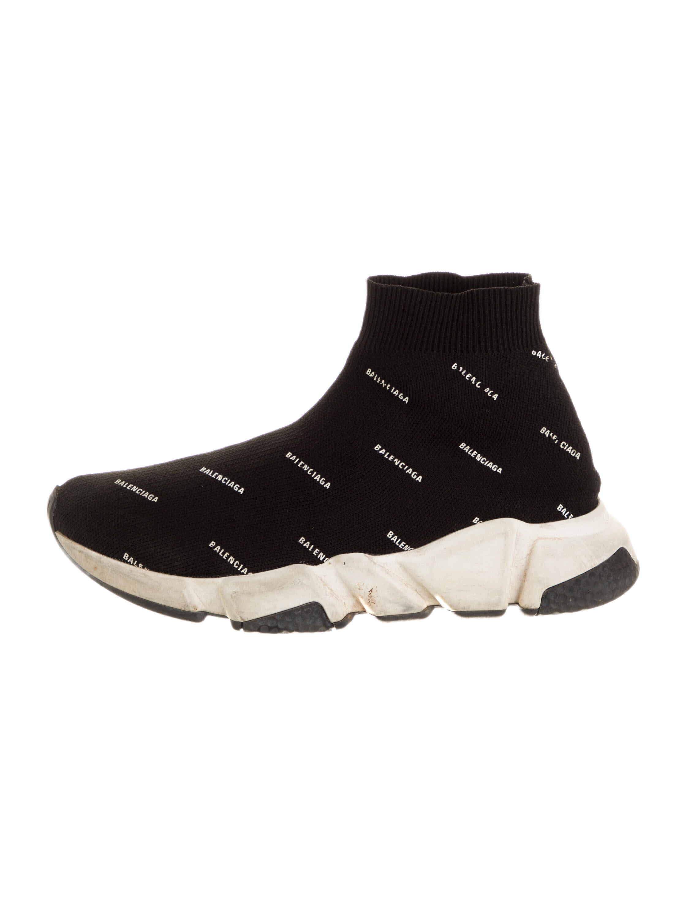 Balenciaga Speed Trainer 'All Over' Sock Sneakers