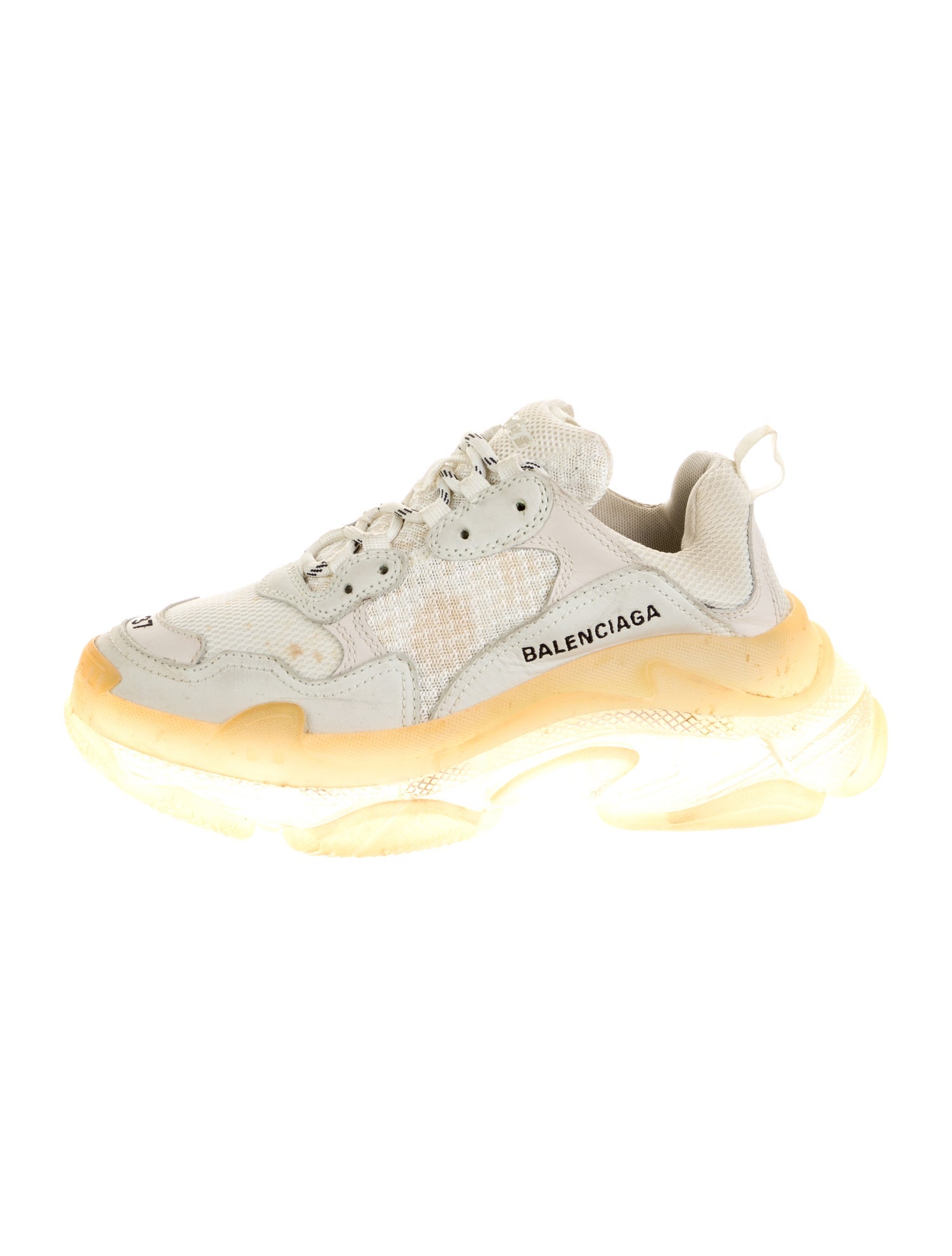 Balenciaga Triple S 'Clear Sole' Chunky Sneakers