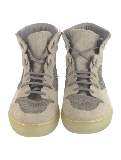 Balenciaga Suede Printed Sneakers