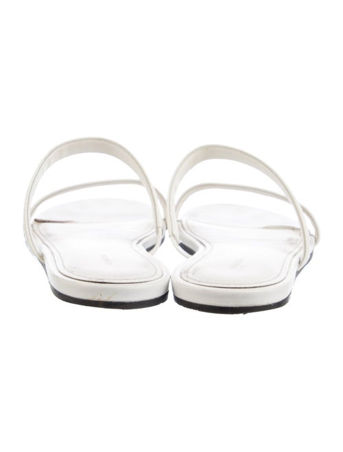 Balenciaga Logo Leather Slides