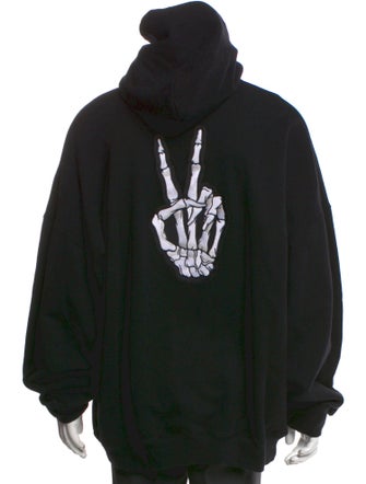 Balenciaga 2021 Graphic Print Hoodie