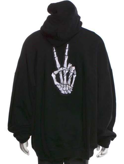 Balenciaga 2021 Graphic Print Hoodie