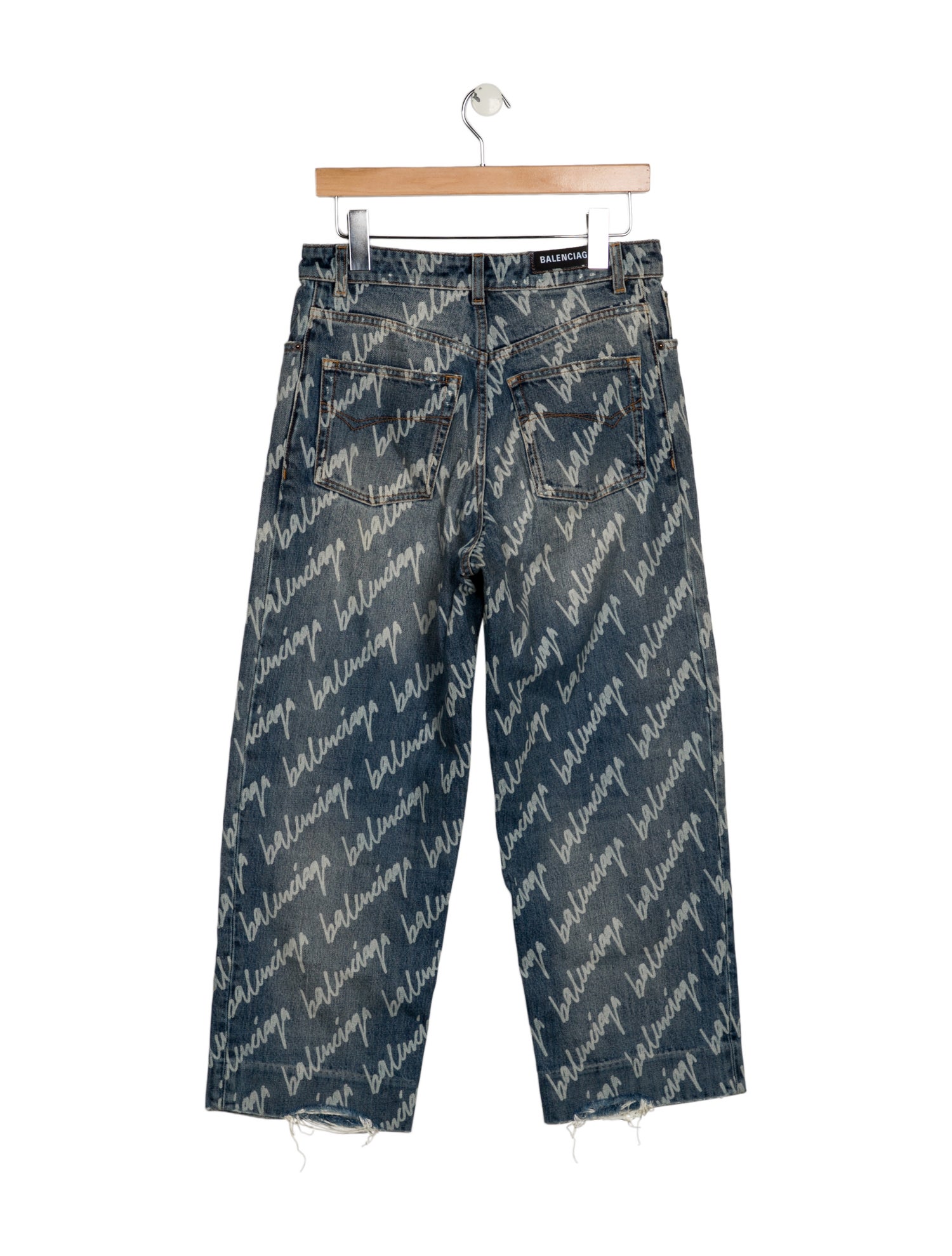 Balenciaga 2021 Wide Leg Jeans