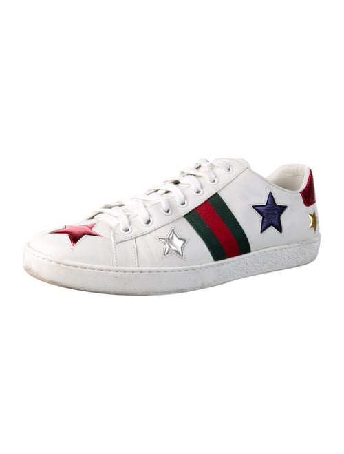 Gucci Leather Striped Sneakers