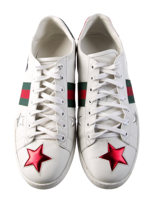 Gucci Leather Striped Sneakers