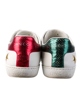 Gucci Leather Striped Sneakers