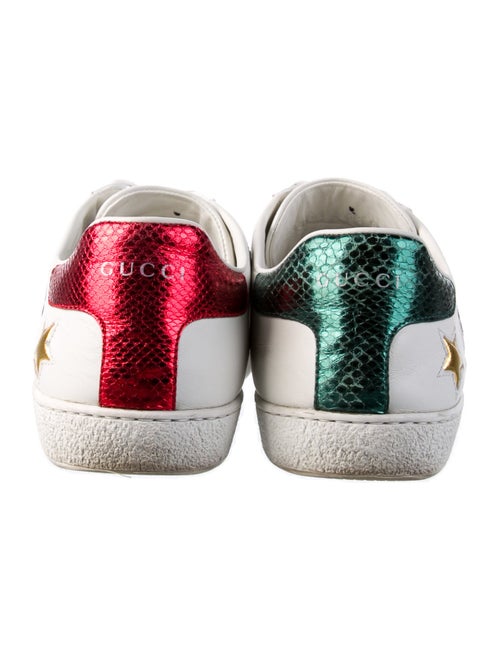 Gucci Leather Striped Sneakers