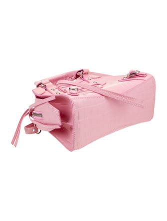 Balenciaga Embossed Leather Neo Classic City Mini