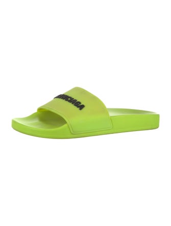 Balenciaga Rubber Printed Slides