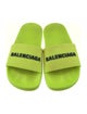 Balenciaga Rubber Printed Slides