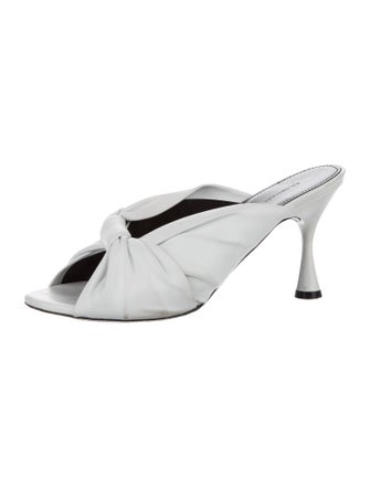 Balenciaga Leather Slides