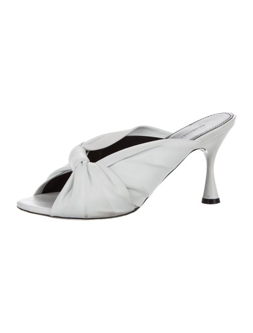 Balenciaga Leather Slides