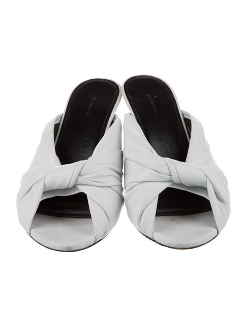 Balenciaga Leather Slides