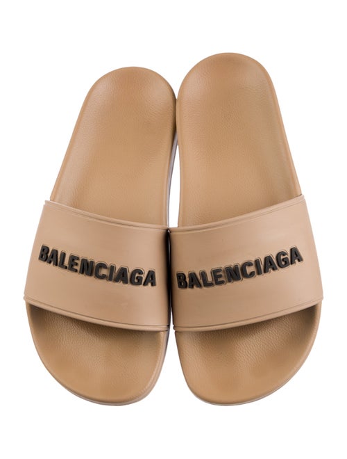 Balenciaga Rubber Printed Slides