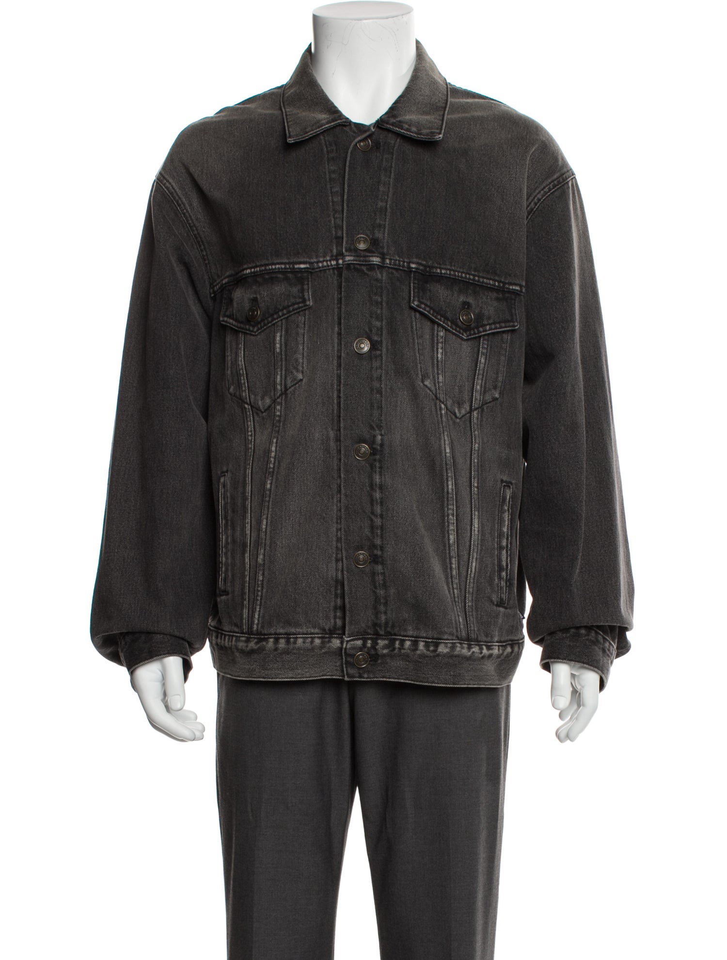 Balenciaga 2018 'You are the World' Denim Jacket