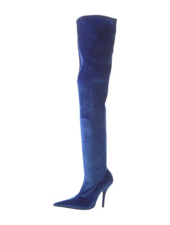 Balenciaga Velvet Sock Boots