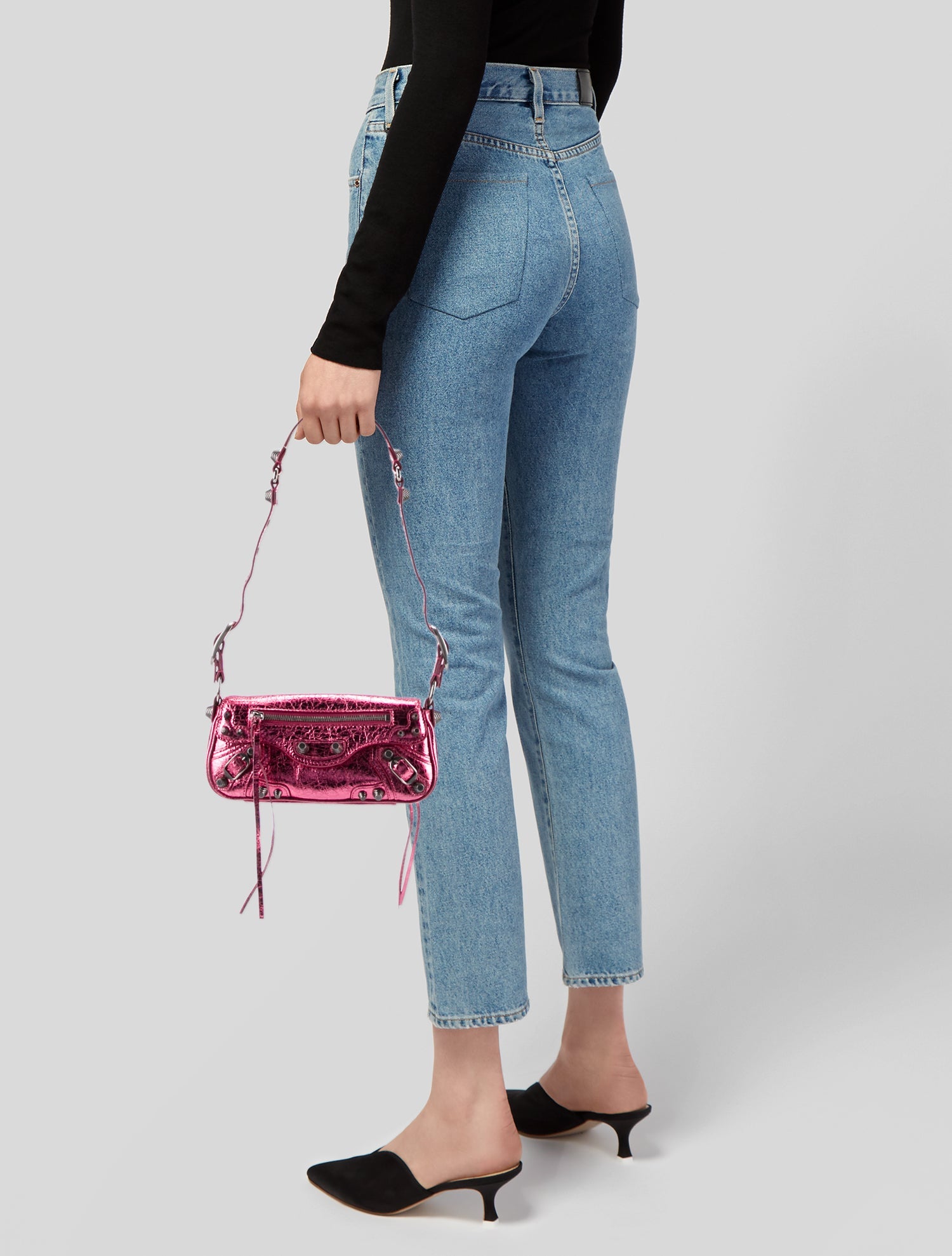 Balenciaga Leather Shoulder Bag 2024