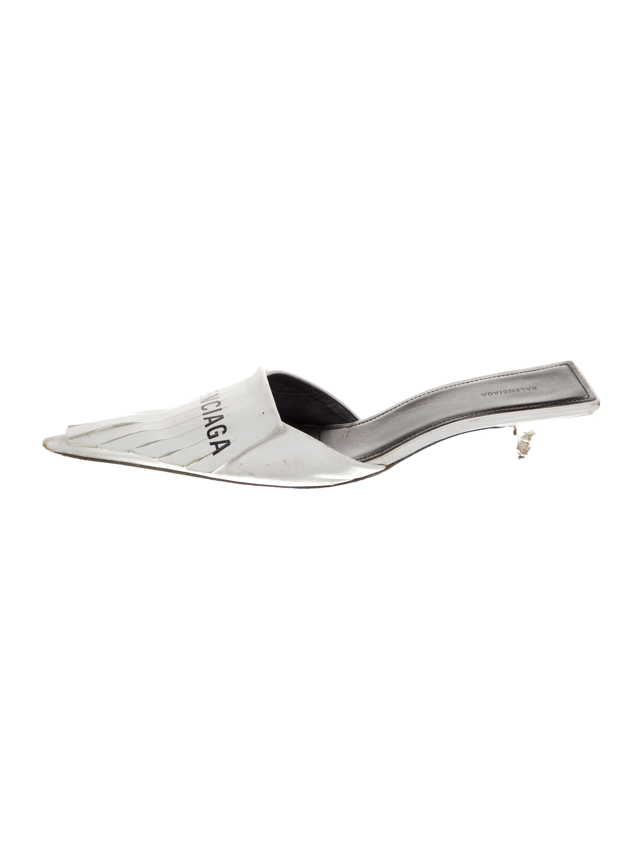 Balenciaga Leather Mules