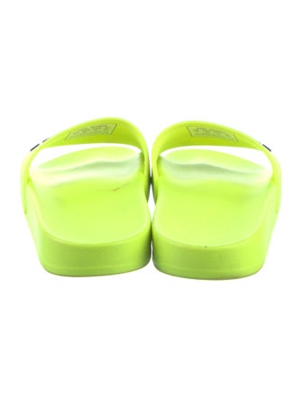 Balenciaga Rubber Graphic Print Slides