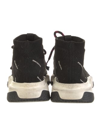 Balenciaga Speed Trainer Lace Up 'All Over' Sock Sneakers