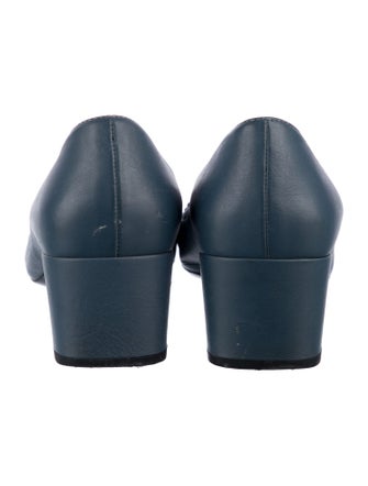 Balenciaga Leather Colorblock Pattern Pumps