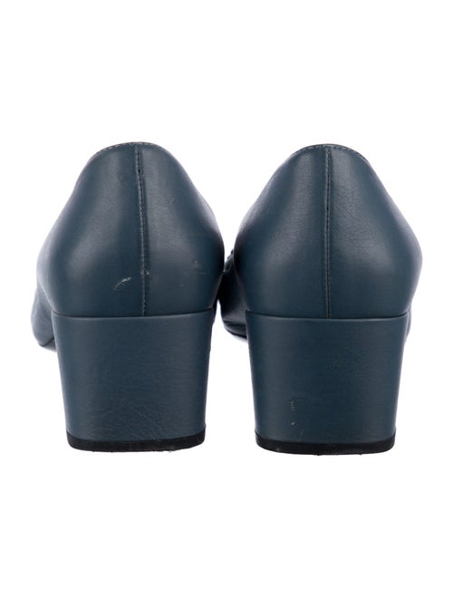 Balenciaga Leather Colorblock Pattern Pumps