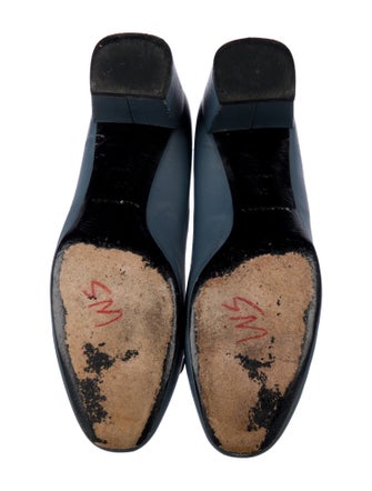 Balenciaga Leather Colorblock Pattern Pumps