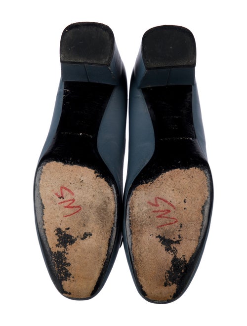 Balenciaga Leather Colorblock Pattern Pumps