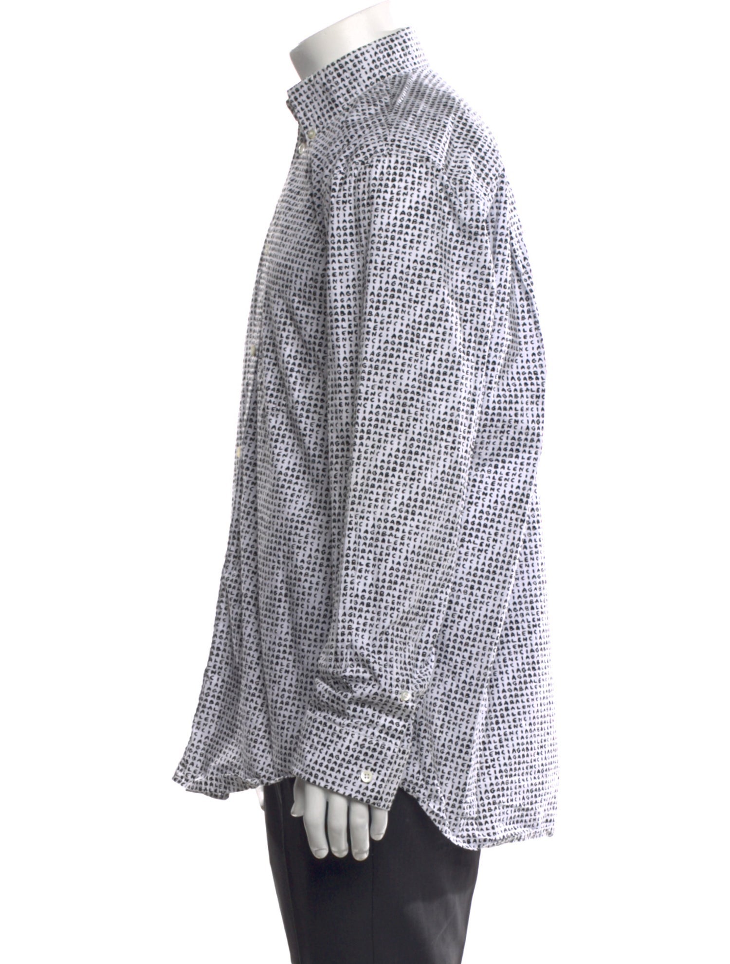 Balenciaga 2020 Plaid Print Shirt