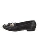 Balenciaga Leather Tassel Accents Loafers