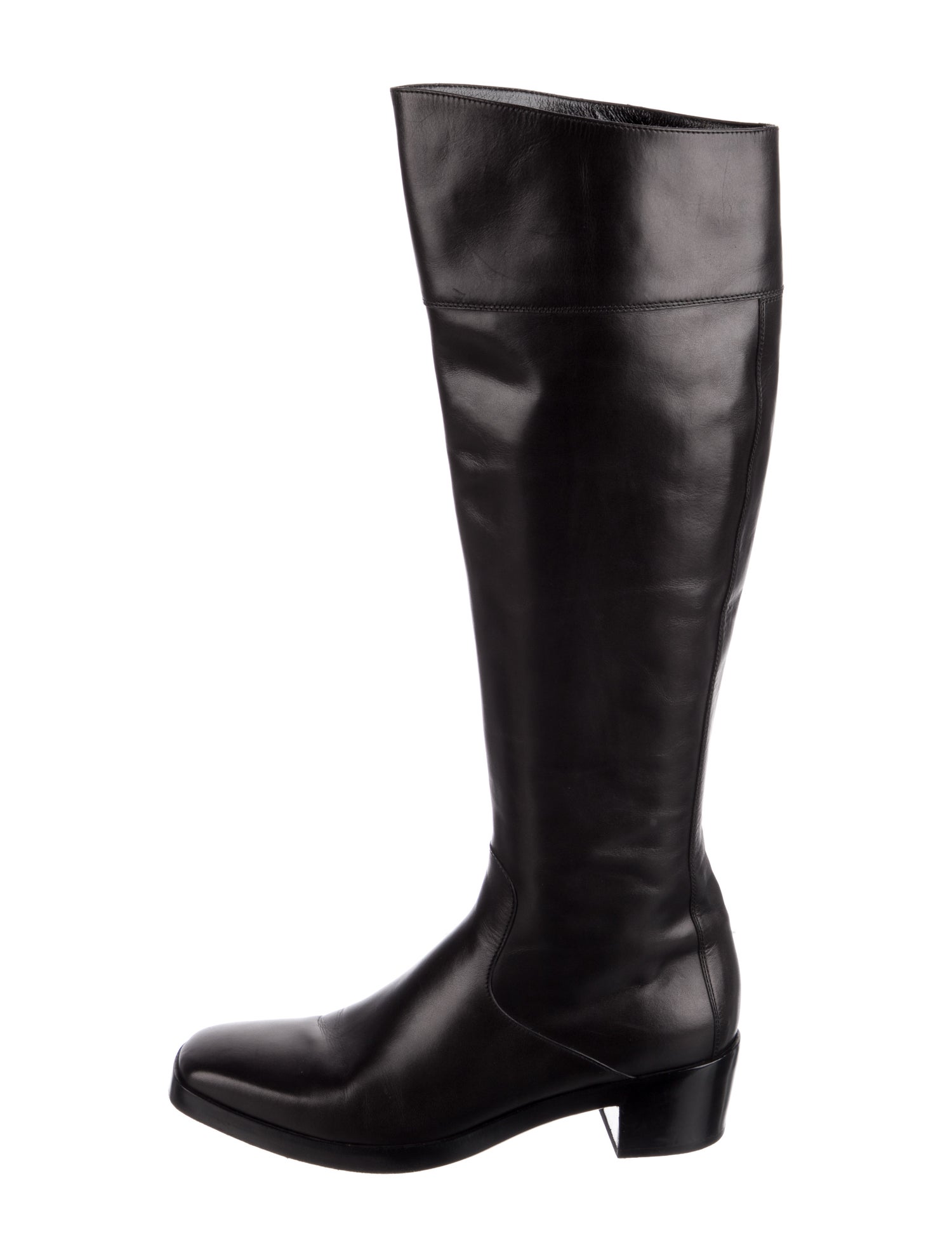 Balenciaga Leather Riding Boots
