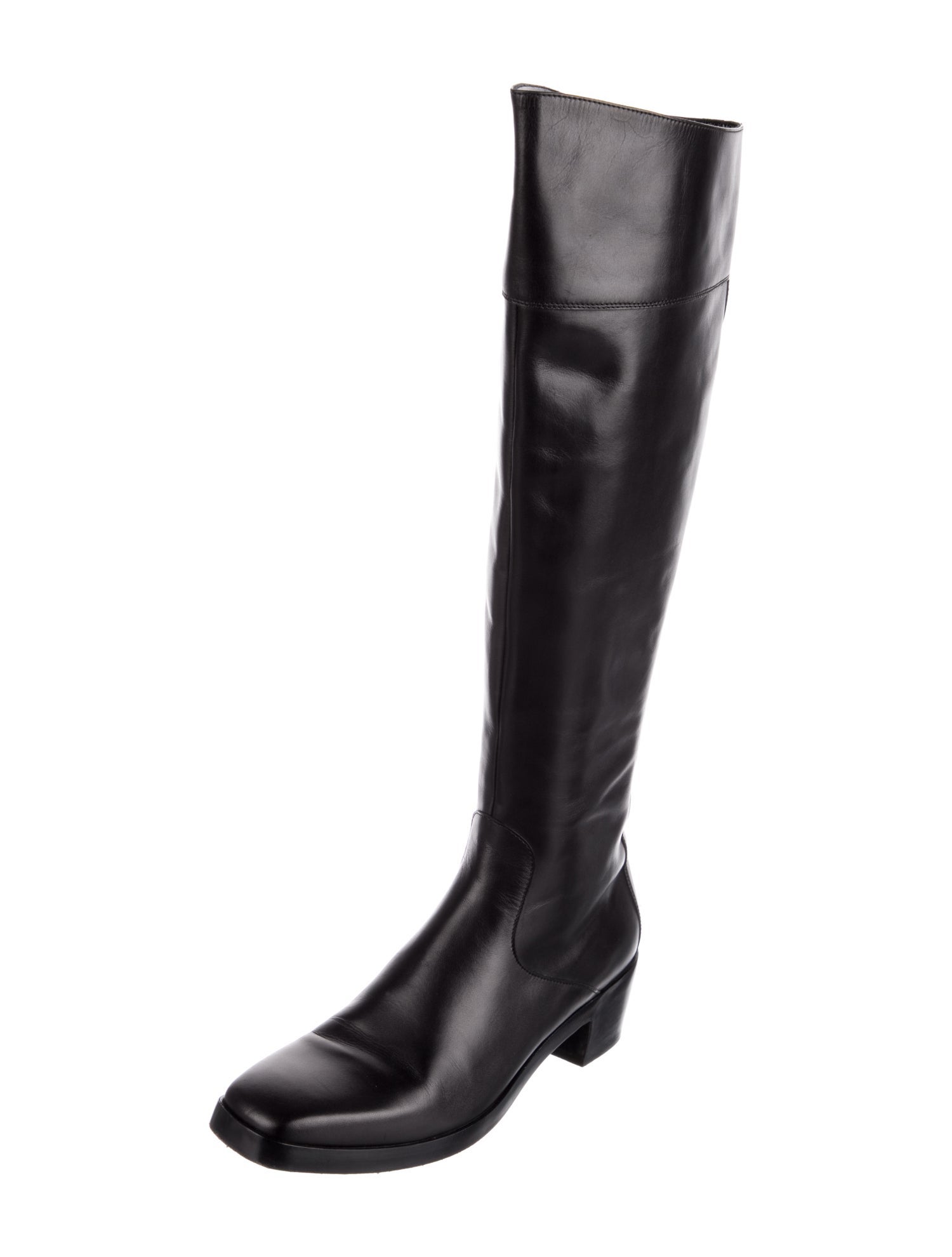 Balenciaga Leather Riding Boots