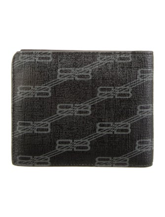 Balenciaga 2022 BB Monogram Bifold Wallet