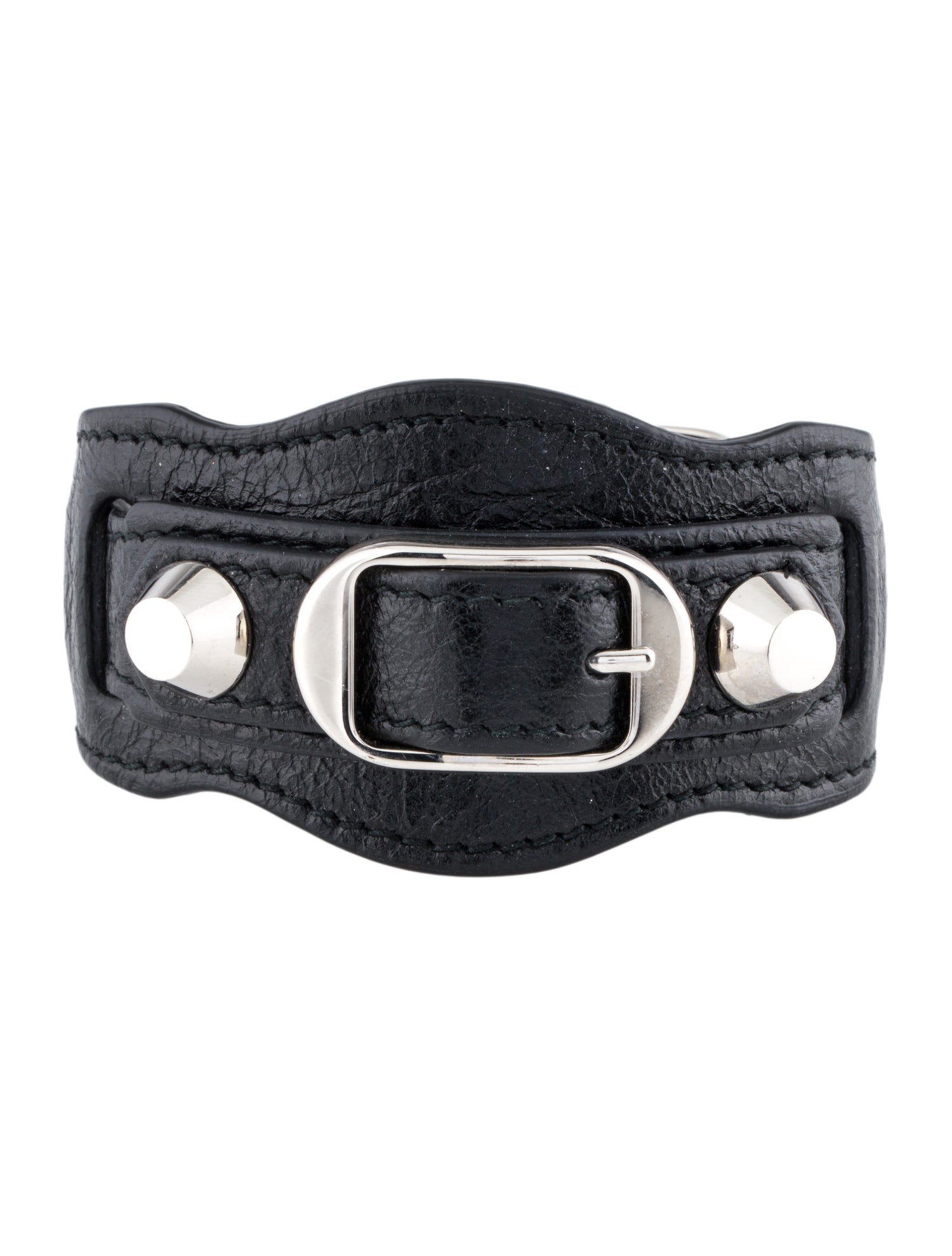 Balenciaga Leather Ligne Classic Bracelet