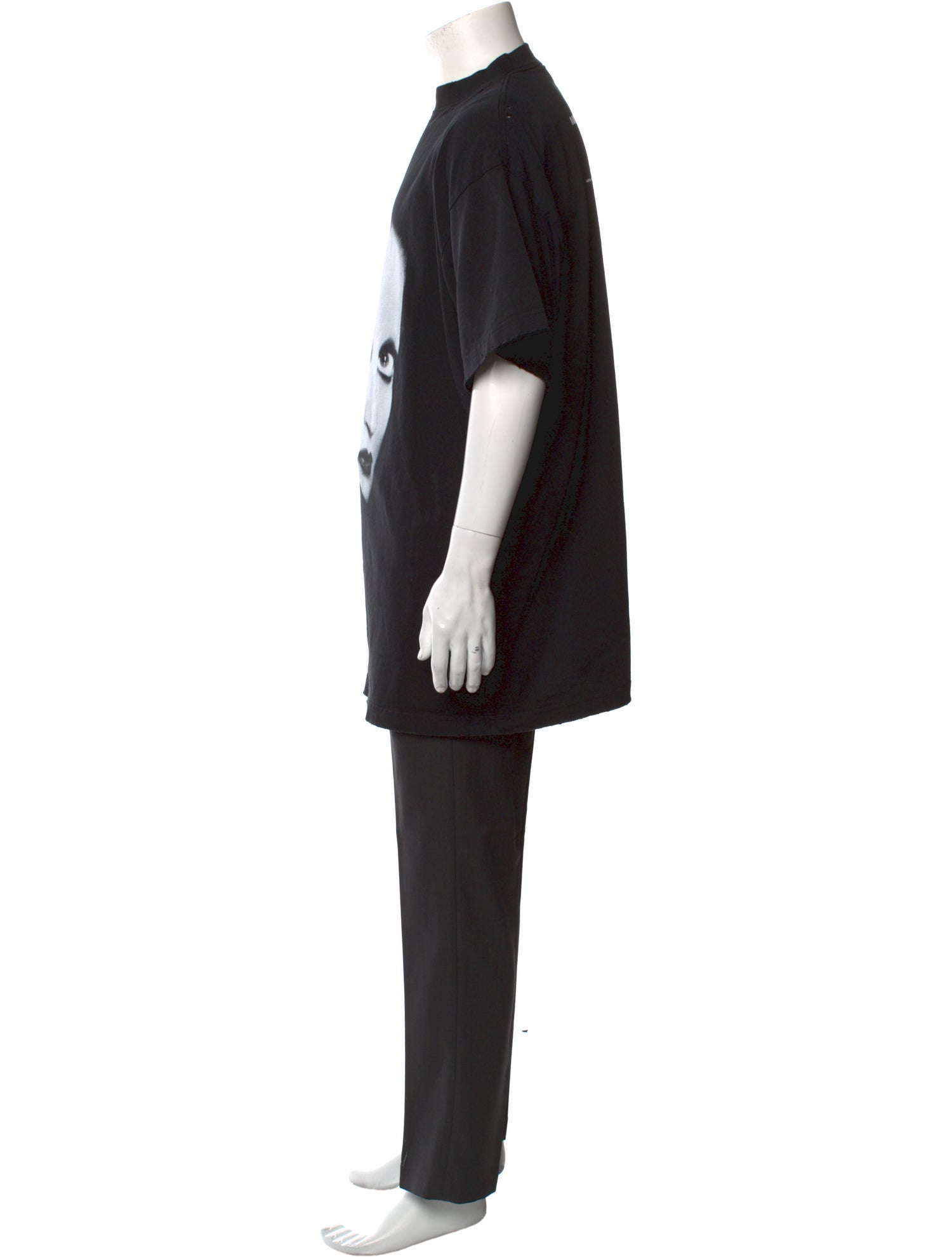 Balenciaga 2024 'Music Mina' T-Shirt - Black T-Shirts, Clothing