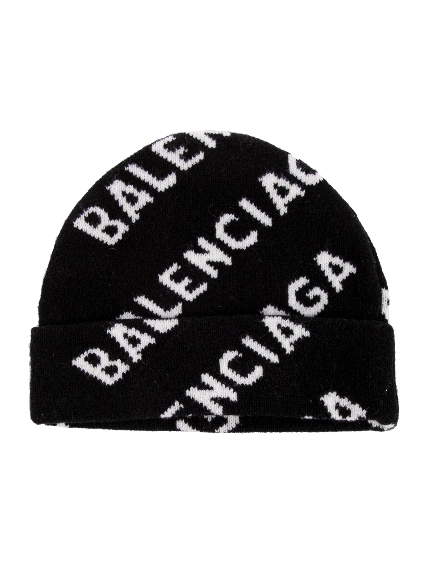 Balenciaga Logo Pattern Beanie