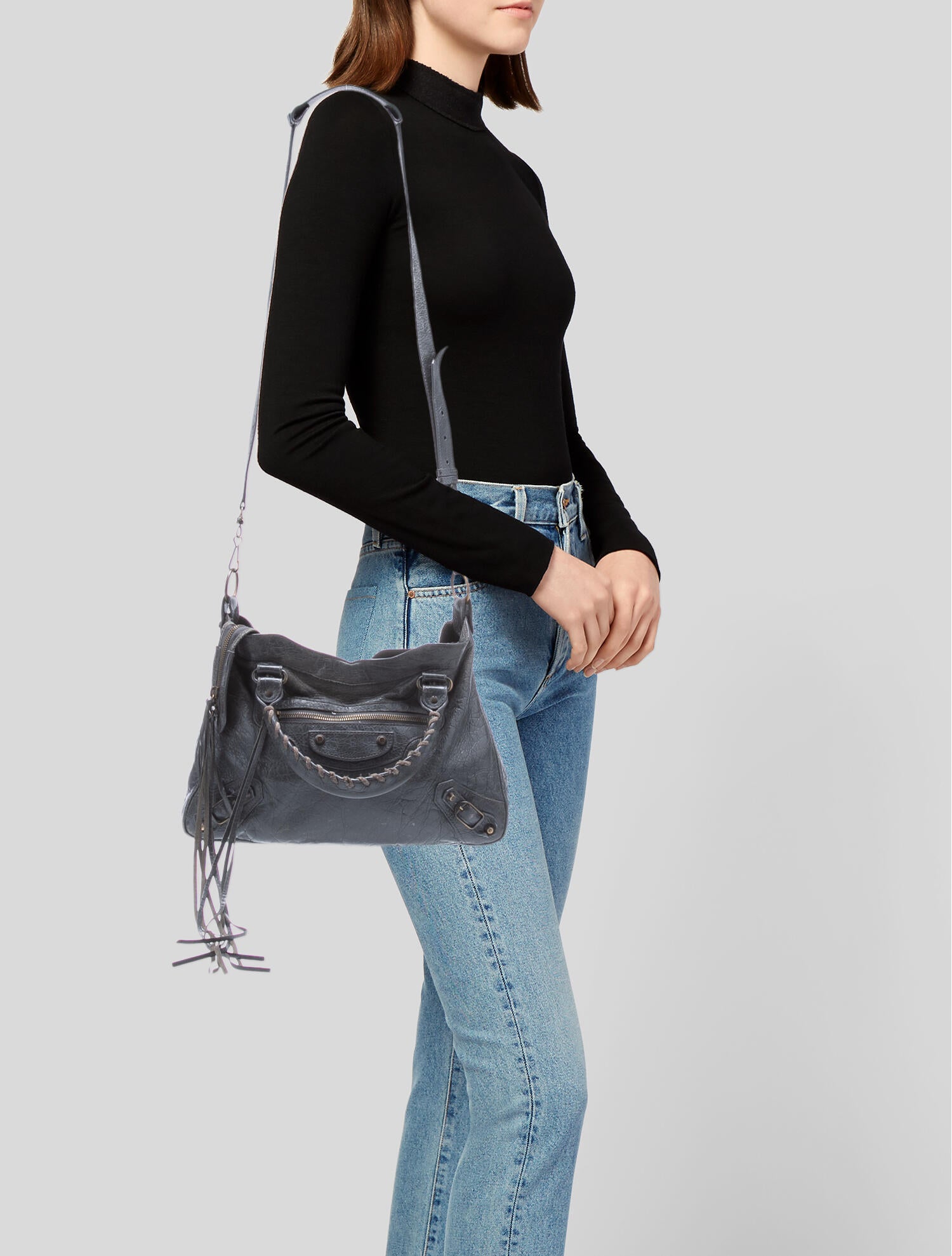 Balenciaga Leather Top Handle Bag