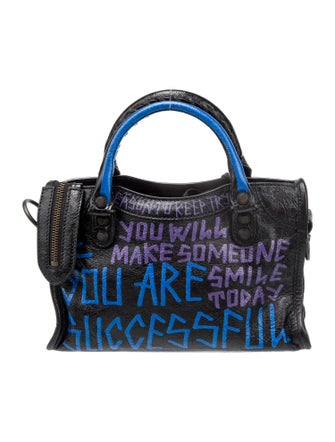 Balenciaga Leather Top Handle Bag