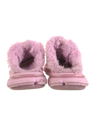 Balenciaga Track Mule Fur Chunky Sneakers